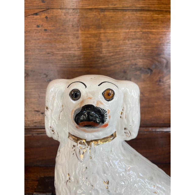 English Late 19th C. Staffordshire Dog For Sale - Image 3 of 8