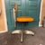 1950s Tankard Chair Typing Chair Original Upholstery For Sale - Image 10 of 13