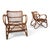 Vintage French Rattan Bamboo Lounge Chairs, 1960, Set of 2 For Sale - Image 15 of 18