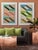 Contemporary Mixed Media Painting With Tropical Tones For Sale - Image 3 of 5