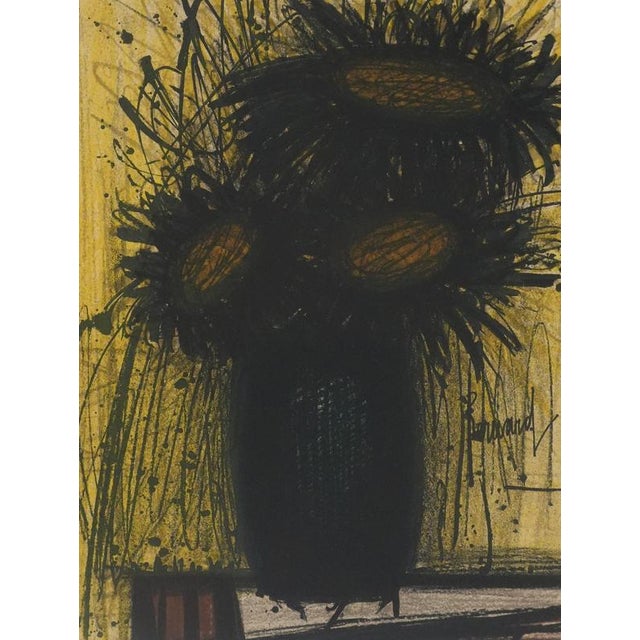Modern Bernard Buffet, Sunflowers, 1966, Lithograph For Sale - Image 3 of 8
