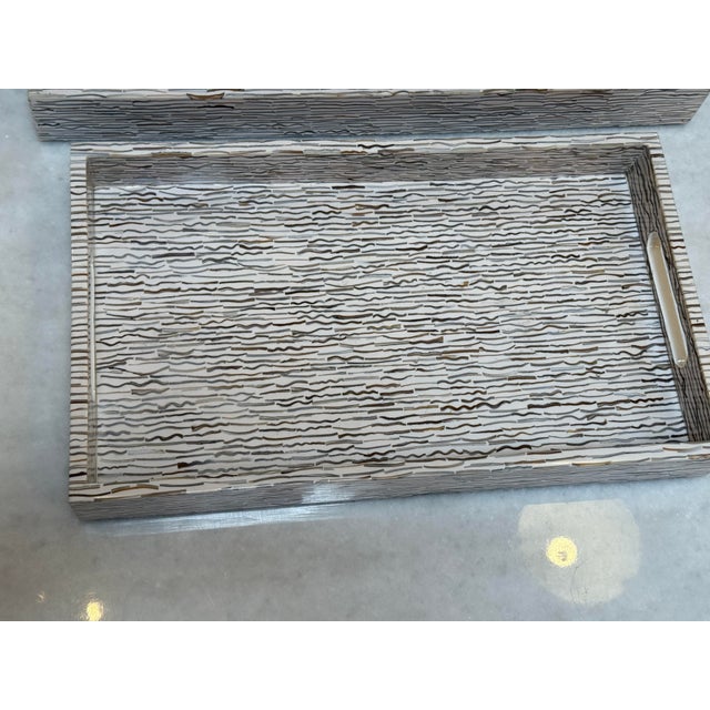 2000 - 2009 Made Goods Averelia Trays, Set of Two For Sale - Image 5 of 12