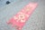 1960s Vintage Pink Turkish Hallway Runner For Sale - Image 5 of 11