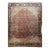 Antique Persian Mahal Sultanabad Rug, Hand-Knotted Wool, Geometric Pattern, 10x13, Brick Red & Ivory For Sale