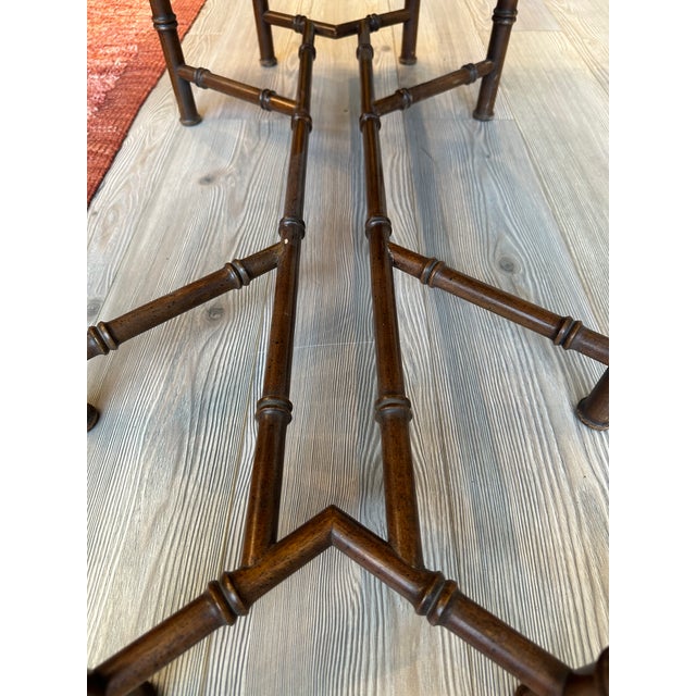 Vintage Brass-Top Coffee/Accent Table Moroccan-Esque For Sale - Image 9 of 9