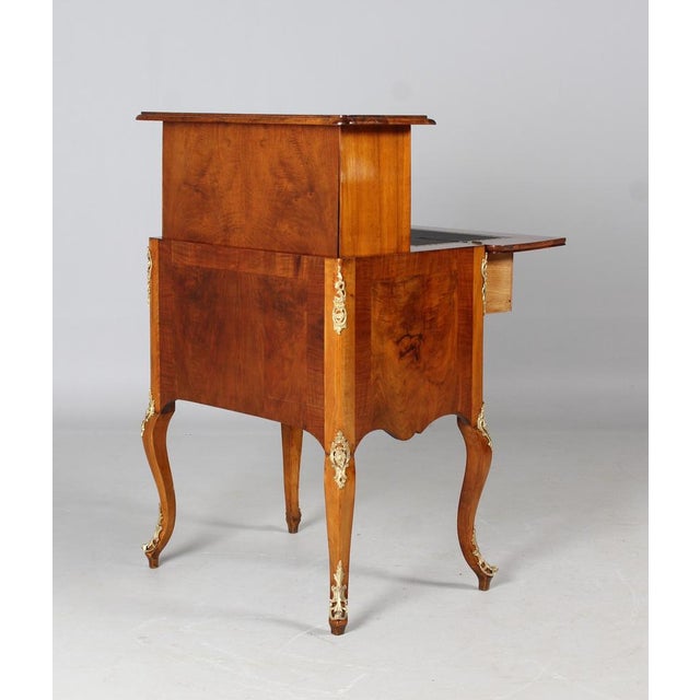 Brown Transformation Desk in Burgundy For Sale - Image 8 of 15