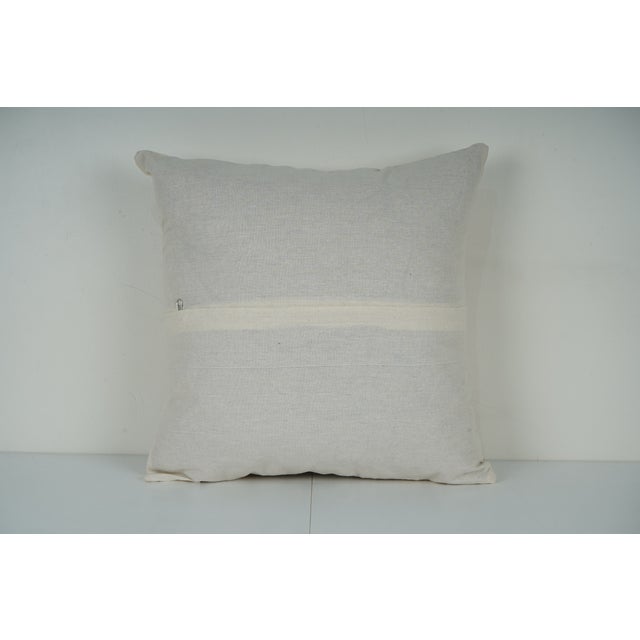 1990s Hand Embroidered Camel Pillow Cover 19'' X 19'' For Sale - Image 5 of 5