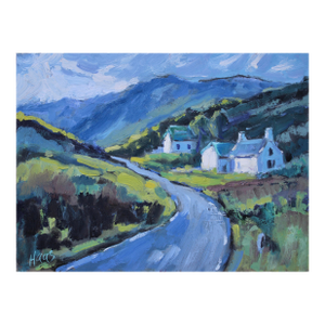 Modern Impressionist Landscape Oil Painting Highlands