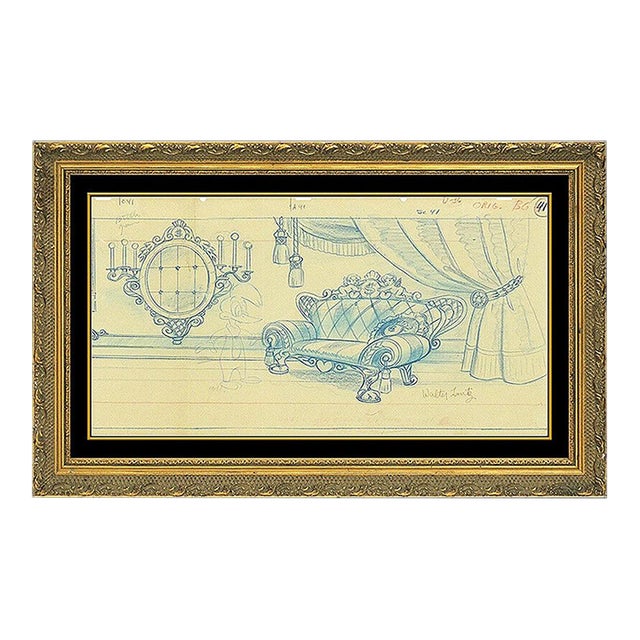 Mid 20th Century Animation Drawing Featuring Woody Woodpecker, Walter Lantz For Sale
