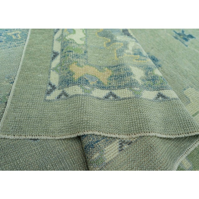 Early 21st Century Turkish Oushak Rug 11'11" x 15'3" #19058 For Sale - Image 5 of 8