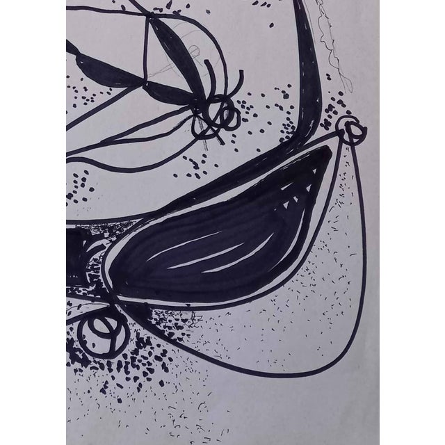 Ferdinando Meccani, Abstract Work on Paper, 1969, Paper For Sale - Image 3 of 4