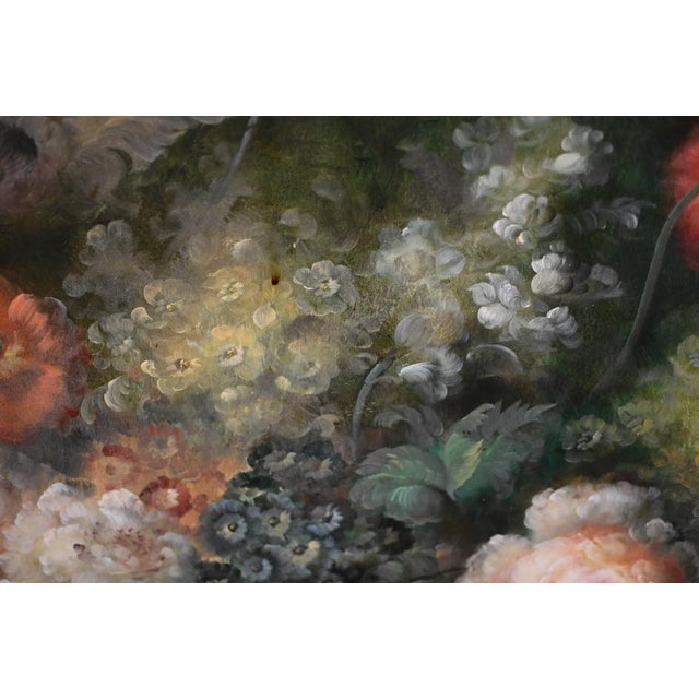 Dutch Artist, Still Life with Floral Spray, Oil Painting, Framed For Sale - Image 10 of 15