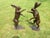 2000 - 2009 Life-Size Bronze Boxing Hares from E&S Crown Foundry, Set of 2 For Sale - Image 5 of 12