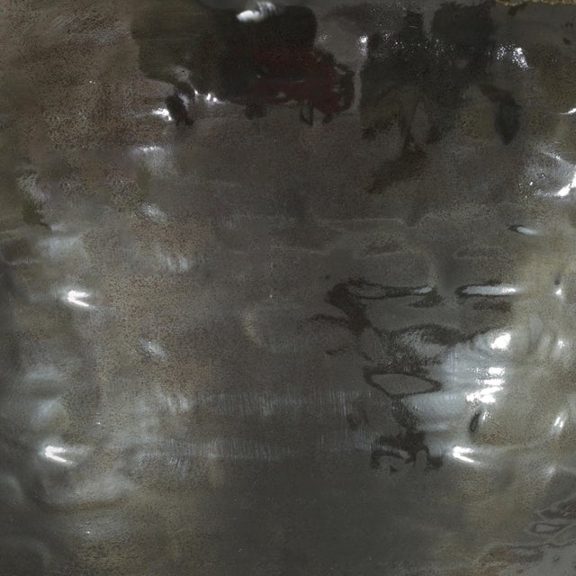 Pasargad Home Helios Drumm Shape Coffee Table, Black For Sale In New York - Image 6 of 8