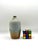 Early 21st Century Vintage Artist Signed Studio Pottery Bud Vase, Blue Drip Glaze Ceramic Vase For Sale - Image 5 of 5
