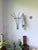 Metal Zigzag Wall-Mounted Coat Rack in Metal and Brass, 1960s For Sale - Image 7 of 18