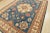 Tribal Kazak Rug 8’11” X 12’1” Blue Wool Tribal Hand-Knotted Oriental Carpet For Sale - Image 3 of 12