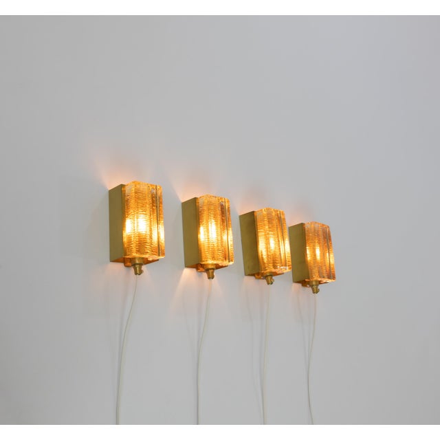 Vintage Atlantic Wall Lamps by Vitrika, 1970s, Set of 4 For Sale - Image 10 of 11