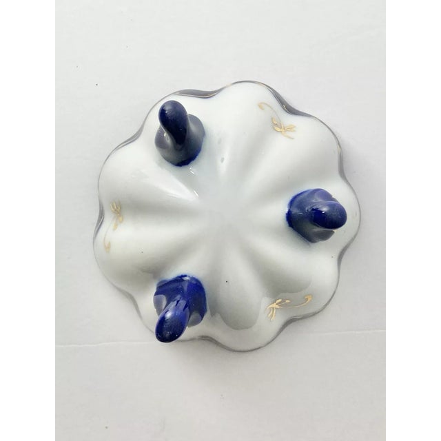 Ceramic 1920s Nippon Set of 6 Porcelain Moriage Sauce Dipping Individual Bowls For Sale - Image 7 of 7