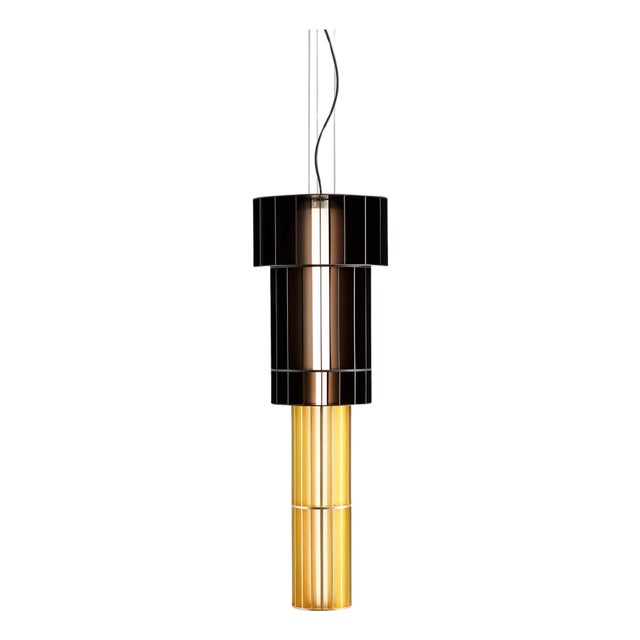 T Gr Custom Combination Suspended Lamp by Stephen Burks Babel for Parachilna For Sale