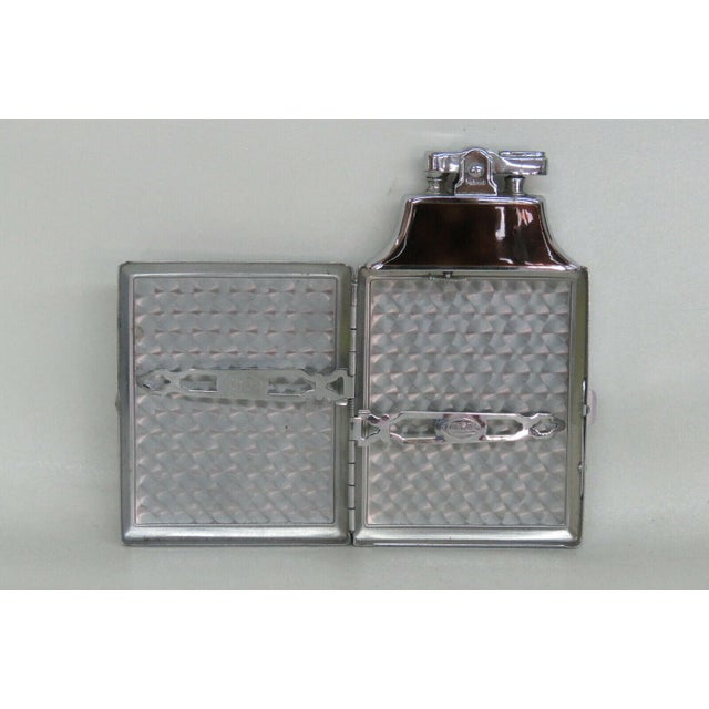 Vintage Ronson Mastercase Cigarette Lighter Case Combo With Original