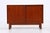 Mid-Century Mahogany Commode with Sliding Doors For Sale - Image 3 of 17