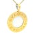 1990s Bulgari Reversible Onyx and Mother-of-Pearl 18k Gold Pendant For Sale In Miami - Image 6 of 10