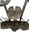 LaBarge Bronze Crane & Lily Pad Glass Top Console Table. u.s.a Late 20th Century For Sale - Image 4 of 10