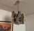 Mid-Century Modern Sciolari ItalianBrass Chrome Chandelier Hanging Ceiling Lamp For Sale - Image 10 of 10