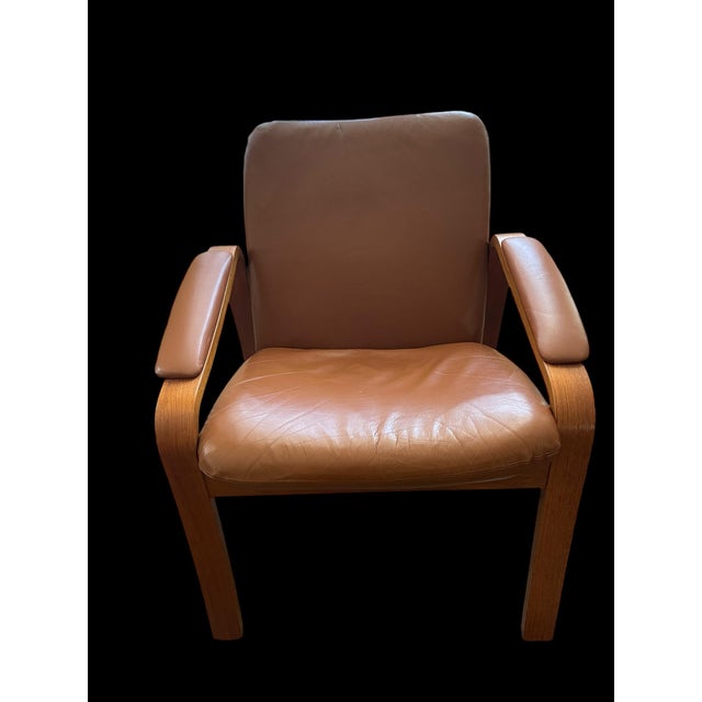 1970s 1970s Ekornes Attributed Lounge Chairs - Set of 2 For Sale - Image 5 of 12