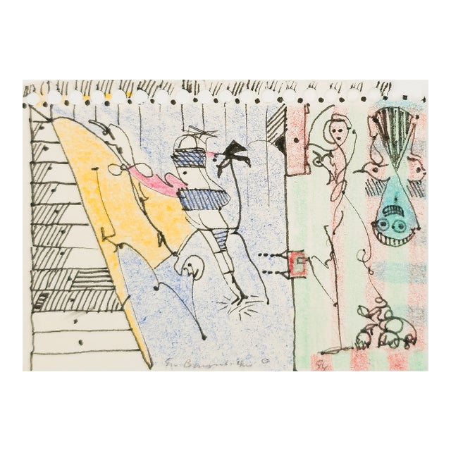 All Downhill - Eva Bouzard-Hui, C. 1994 For Sale