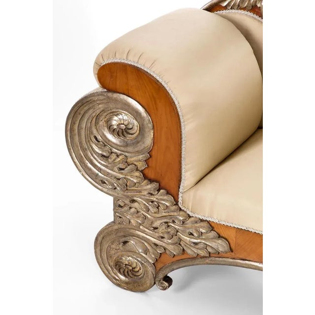 Wood Antique Spanish Sofa in Birch For Sale - Image 7 of 12