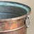 Farmhouse Antique Hand-Hammered Tinned Copper Pot W/ Ring Handles For Sale - Image 3 of 11