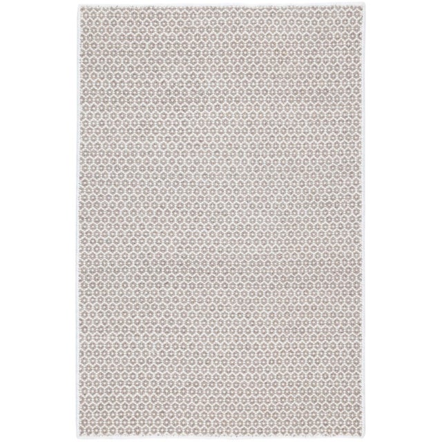 Dash & Albert Dash & Albert by Annie Selke Honeycomb Ivory/Grey Woven Wool Rug, 6' x 9' For Sale - Image 4 of 4