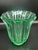 Green Crystal Vase by Pierre Davesn, 1950s For Sale - Image 9 of 9