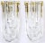 Venini Venini Bent Crystal and Brass Sconces - a Pair For Sale - Image 4 of 9