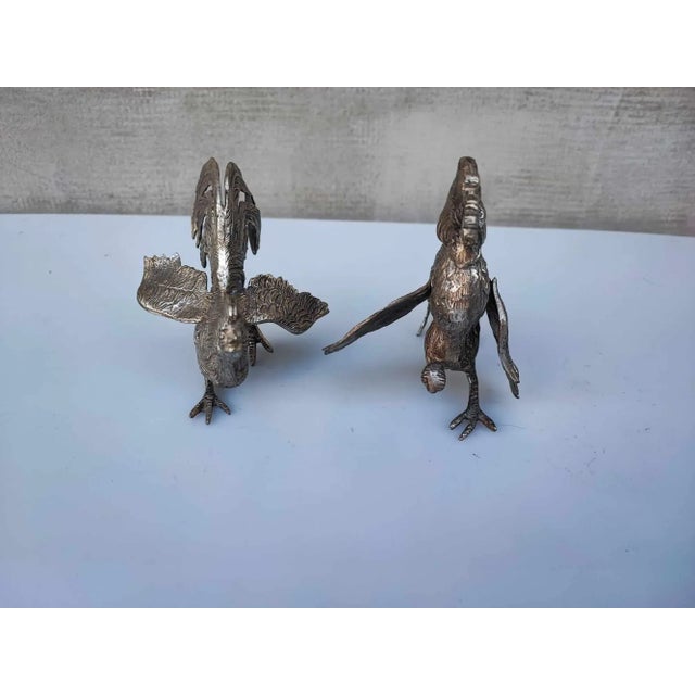 Japanese Hen and Rooster Figurines, 1950s, Set of 2 For Sale - Image 3 of 10