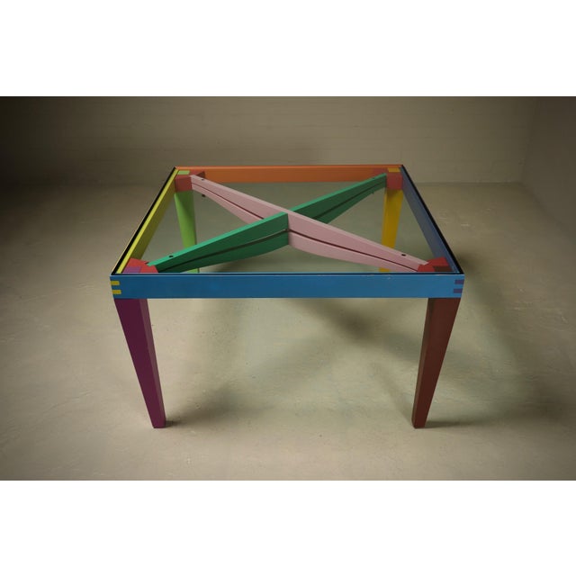 Dry Series Dining Table and Chairs by Massimo Morozzi for Giorgetti Matrix, 1980s, Set of 5 For Sale - Image 6 of 18