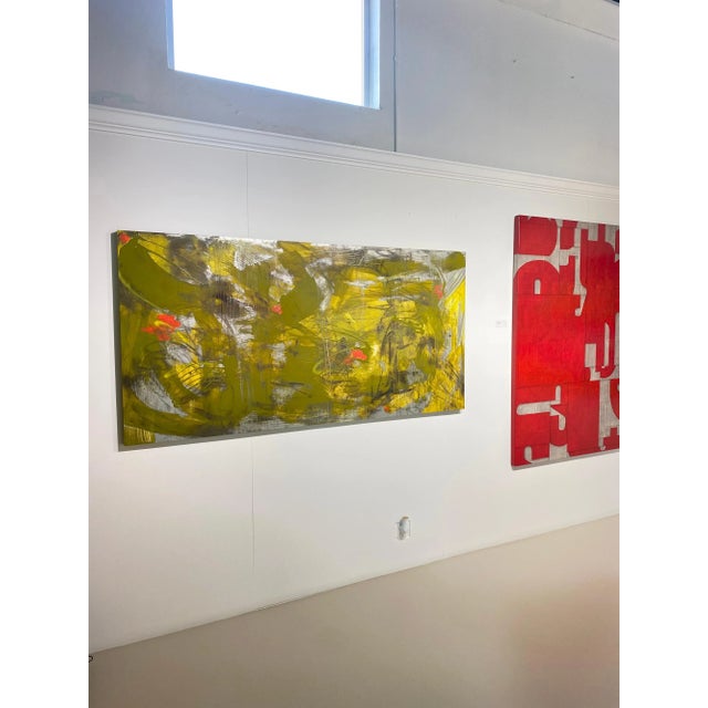 Mirtha Moreno Mirtha Moreno Original Oil Painting on Panel Titled: AbEx 211 2022 For Sale - Image 4 of 12
