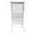 Antique Art Deco Curved Leg Steel Metal Medical Dental Pharmacy Cabinet With 3 Drawers For Sale
