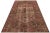 Vintage Distressed Handmade Brown Geometric Wool Rug For Sale - Image 4 of 9