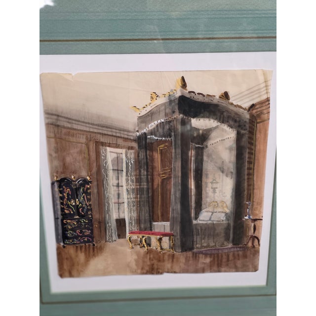 Brown Lowell Groves Watercolor Painting For Sale - Image 8 of 9