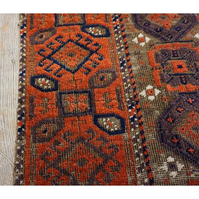 Antique Baluch Turkmen Rug For Sale In New York - Image 6 of 7