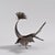 Zoomorphic sculpture in welded iron depicting a rooster by Michel Anasse, a French ceramist, painter, and above all,...