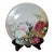 Antique Jean Pouyat Limoges France Hand Painted Rose Porcelain Cabinet Plate For Sale