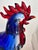Late 20th Century Vintage Handmade Murano Glass Rooster 10" Figurine W/ Cadmium & Selenium For Sale - Image 5 of 14