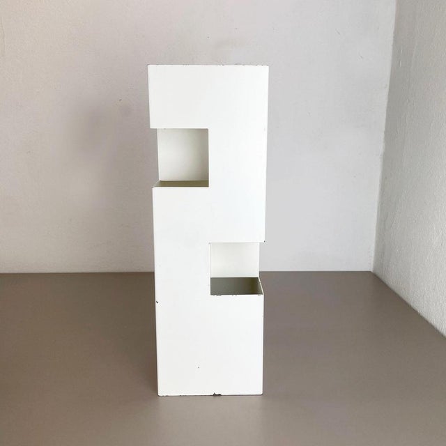 Article: Modernist umbrella stand. Origin: France. Decade: 1970s. This original vintage modernist umbrella stand was...