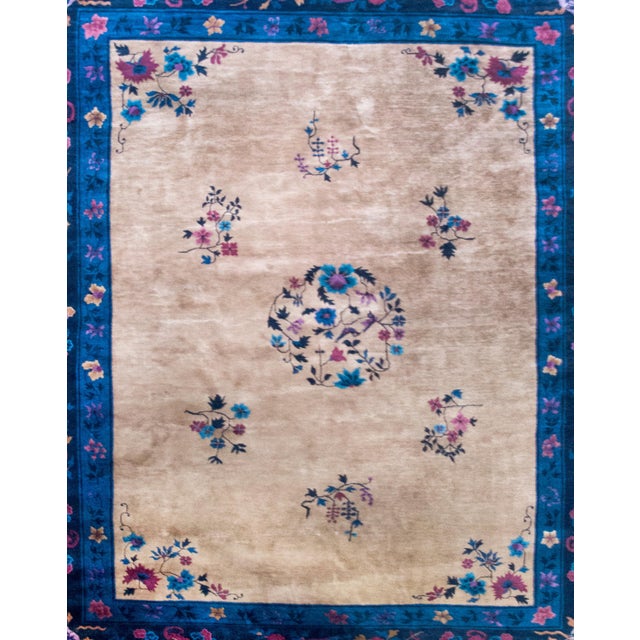 Art Deco Early 20th Century Chinese Art Deco Rug For Sale - Image 3 of 13