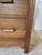 Vintage Victorian Quarter-Sawn (Tiger) Oak Three-Drawer Chest of Drawers For Sale - Image 13 of 14