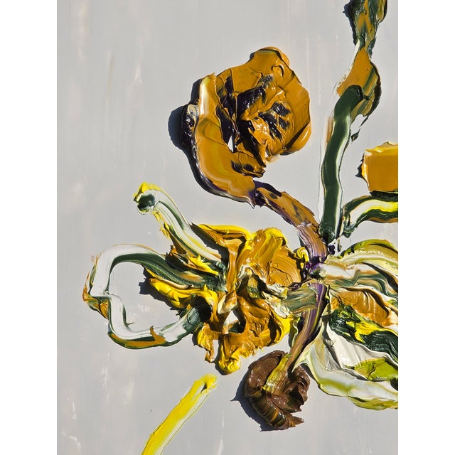 2020s Homage to Van Gogh — Contemporary Still Life With Sunflowers | Abstract Figurative For Sale - Image 5 of 10